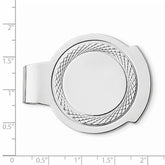 Sterling Silver Rhodium-plated Money Clip